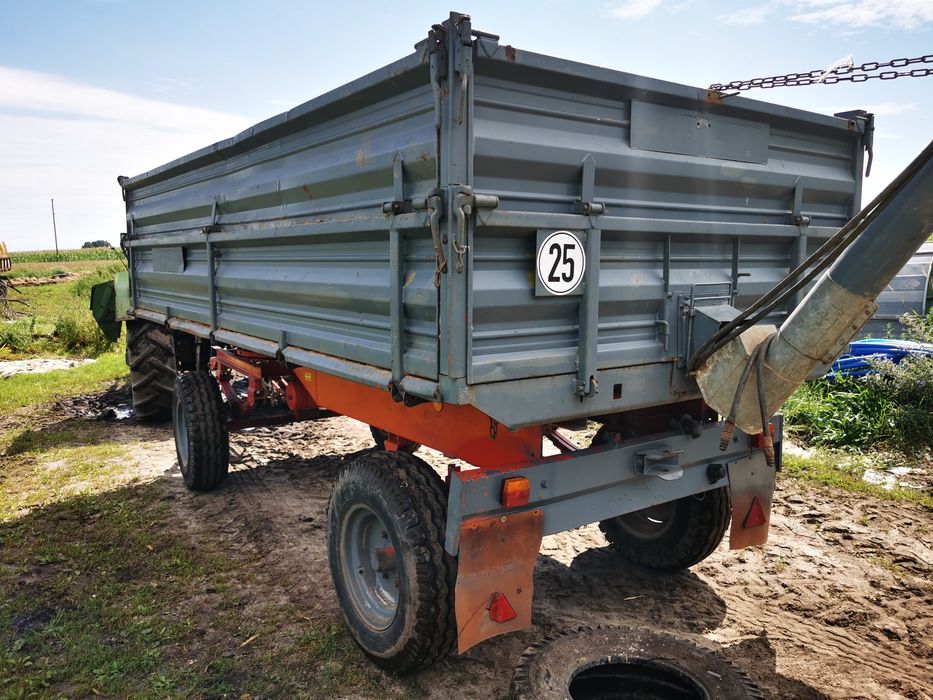 Przyczepa rolnicza Bergmann 8t 3 strony wywrotka zarejestrowana