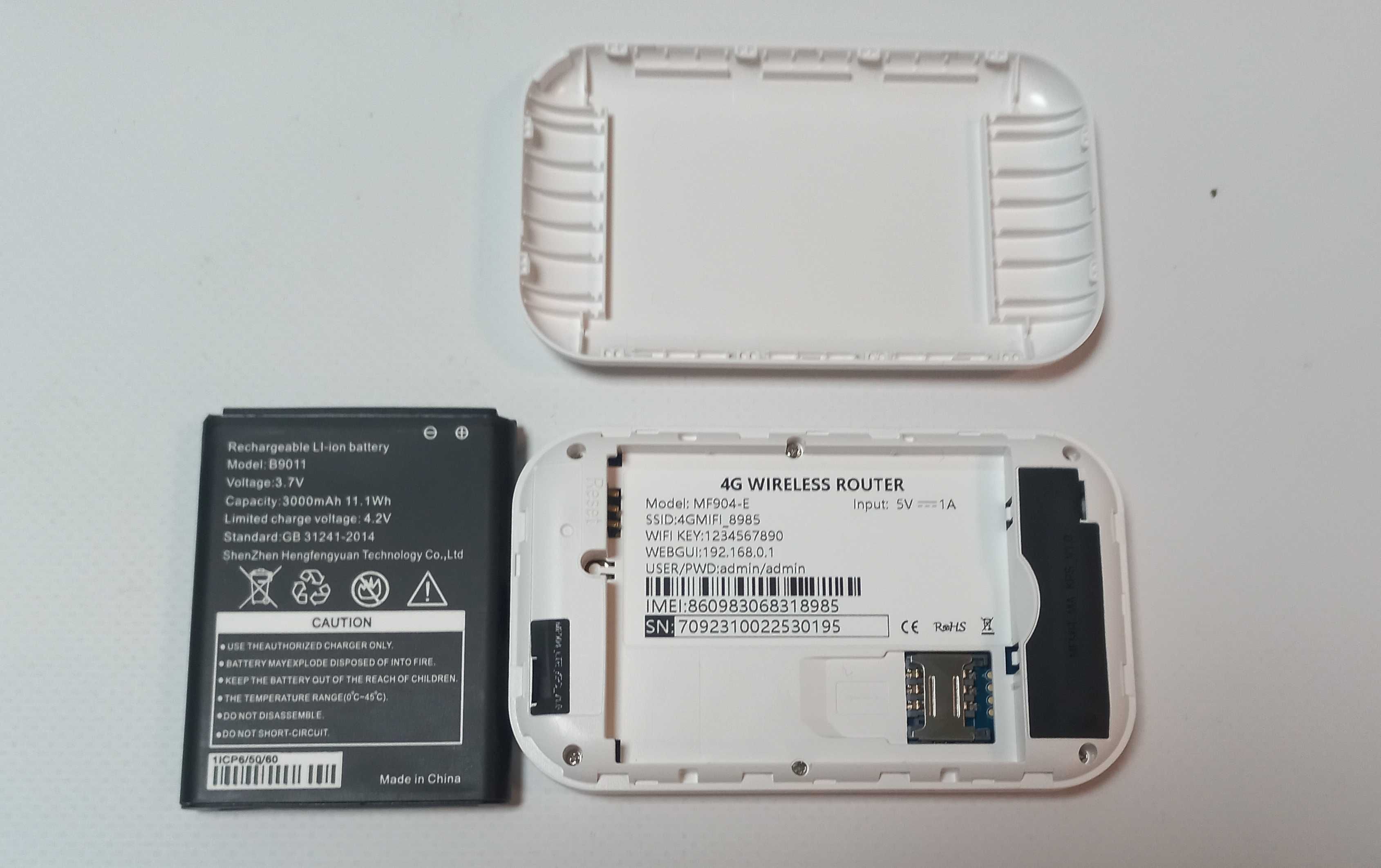 4g модем мобильн Wi-Fi роутер с АКБ  3000 mAh под сим карту 150 Мбит/с