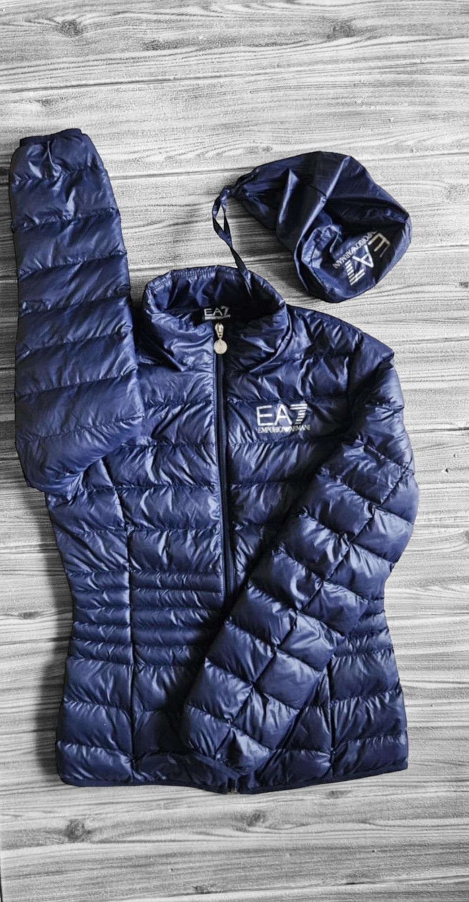 Kurtka damska Emporio Armani EA7 pikowana lekka wiosenna stylowa XS S