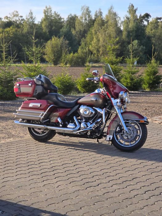 Harley-Davidson Electra **Niski Przebieg** Piekny Kolor Bordo Perła Stan Idealny!!! Zamiana