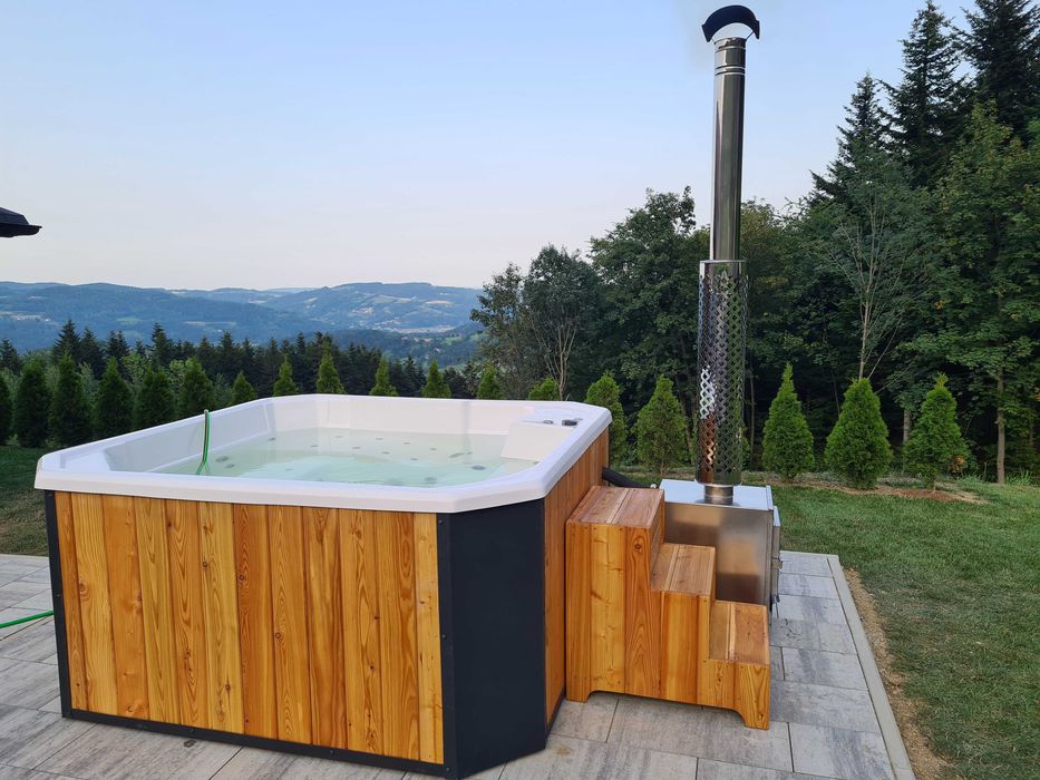 Wanna SPA, Jacuzzi ogrodowe, gorąca beczka, balia - domekisauna.pl