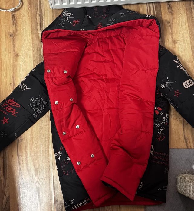 Пуховик двусторонний