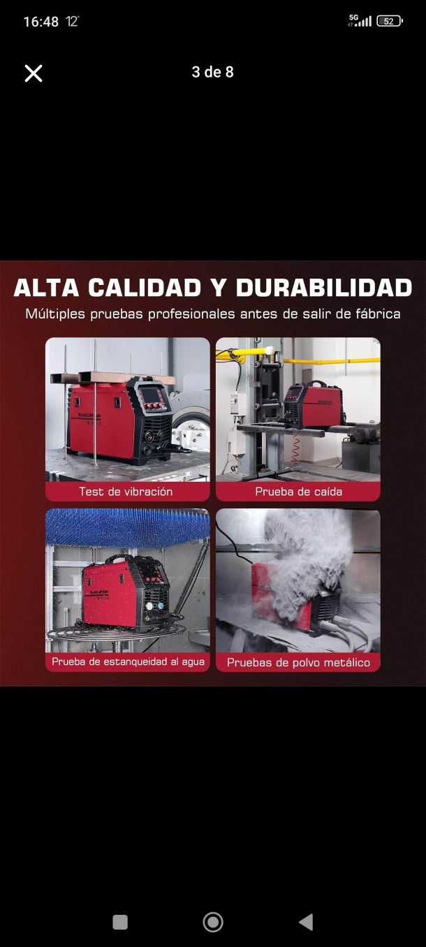 Vendo máquina de soldar 6 em 1 multiprocesso