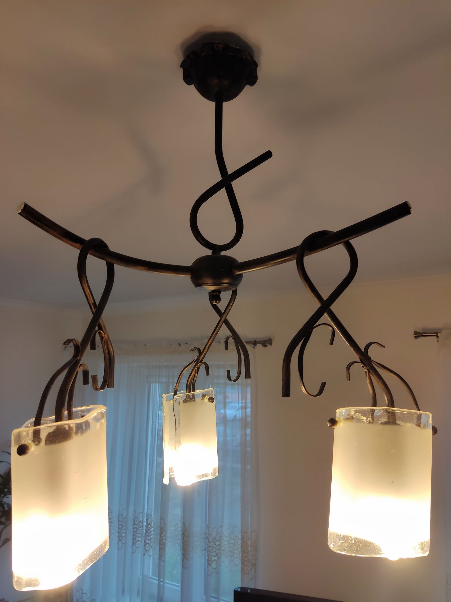 Ikea Lampa wisząca Agata meble żyrand