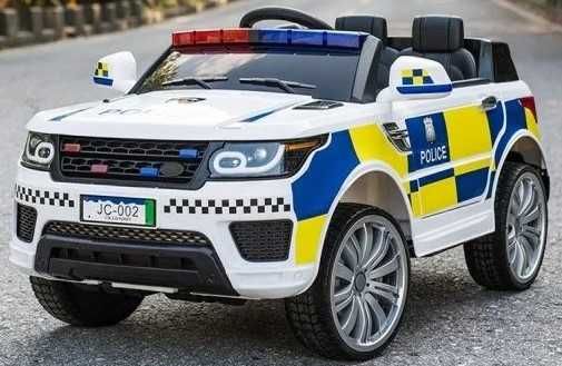 Auto na Akumulator Policja JC002 Czarny/Biały