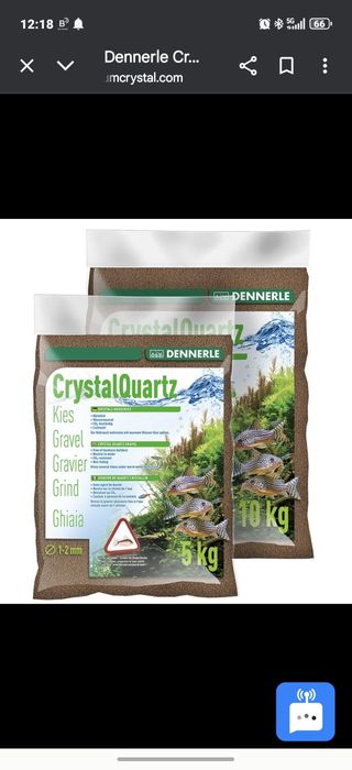 Areia para aquário Dennerle