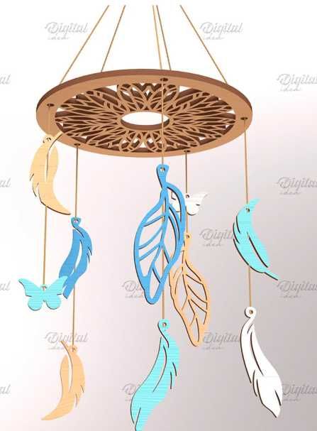 łapacz snów baza do zdobienia dla dzieci do kołyski łap1