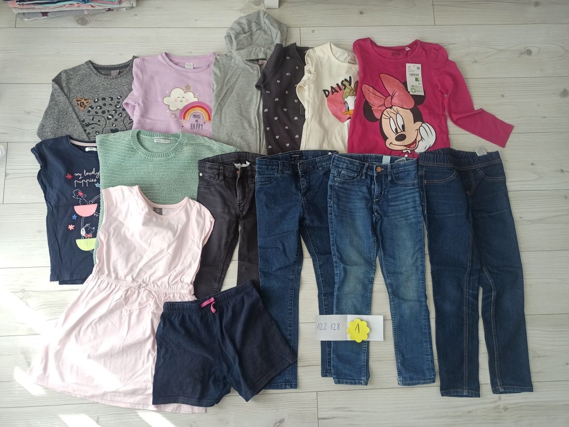 Ubrania dla dzieci Reserved, CA,HM 122-128