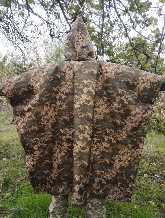 Військовий плащ, дощовик. Пончо анти тепловізор.