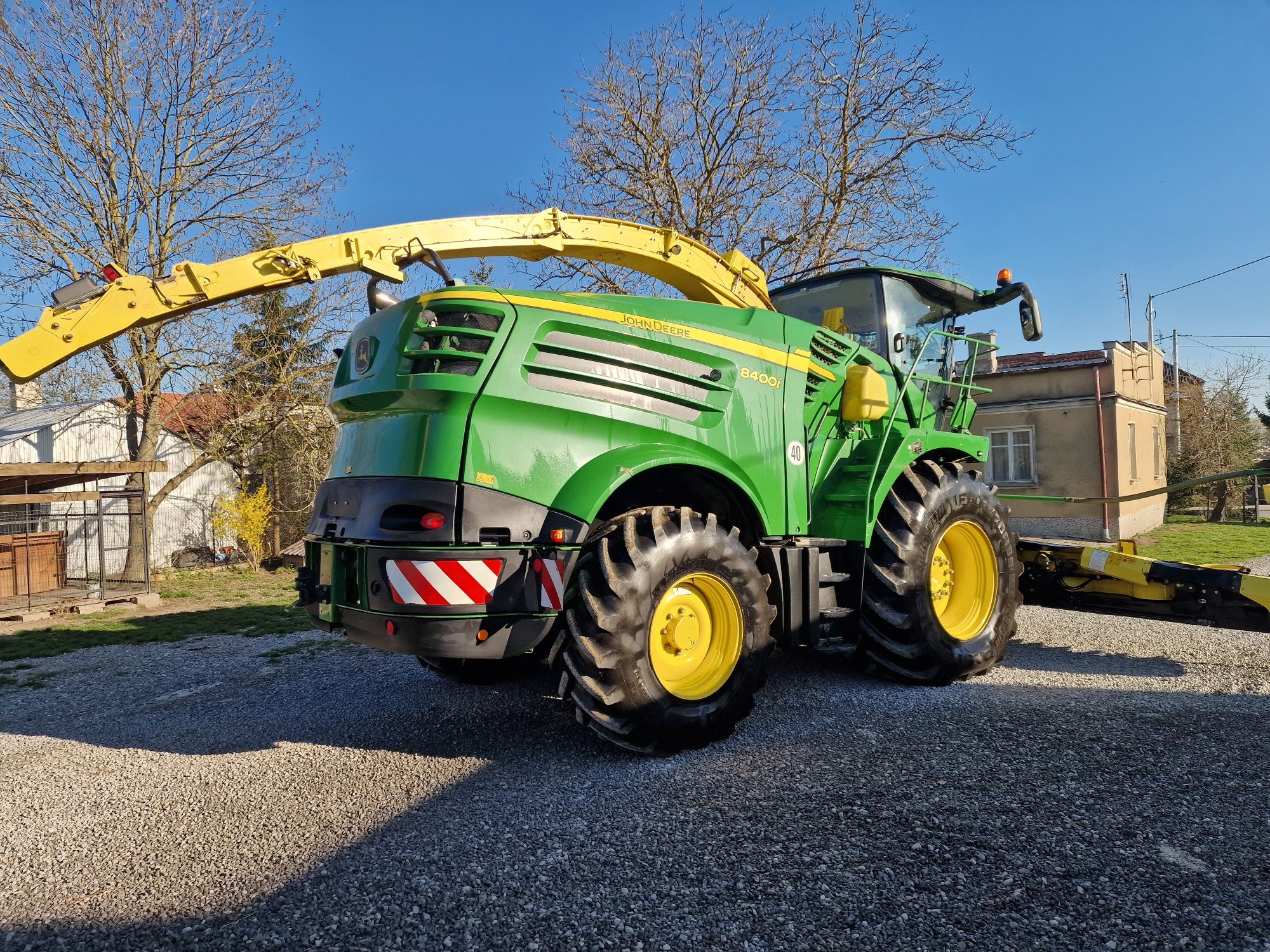 Sieczkarnia samobieżna John Deere 8400i, kemper 375 plus