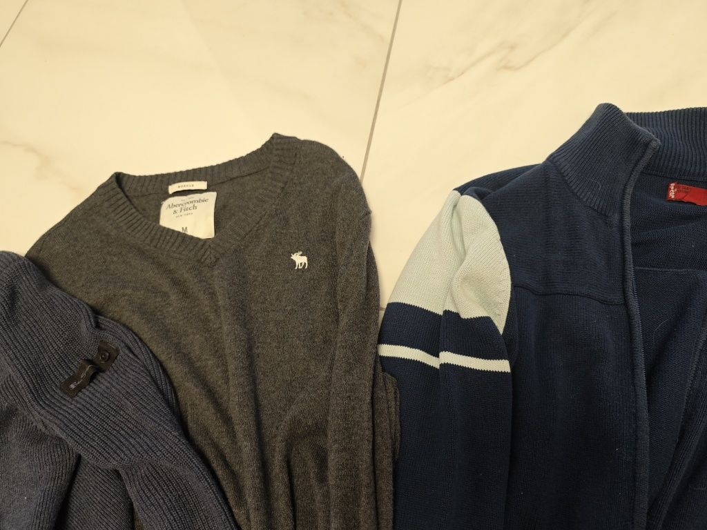 Bluza Sweter Levi's Abercrombie r.M - 4 szt.