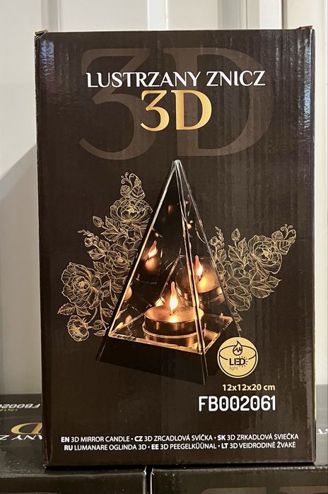 Znicz lustrzany 3D