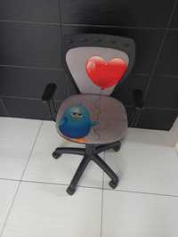 Fotel do biurka dla dziecka ptasznik z balonikiem