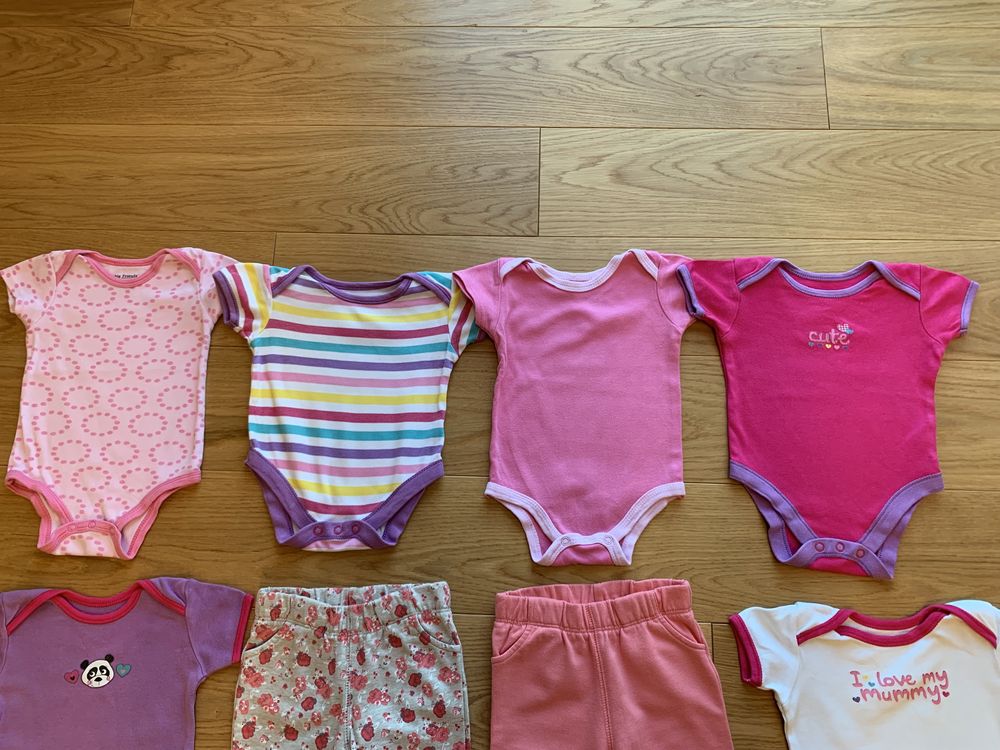 Paka Paczka Ubranek dla Dziewczynki Body Roz.3-6(68)