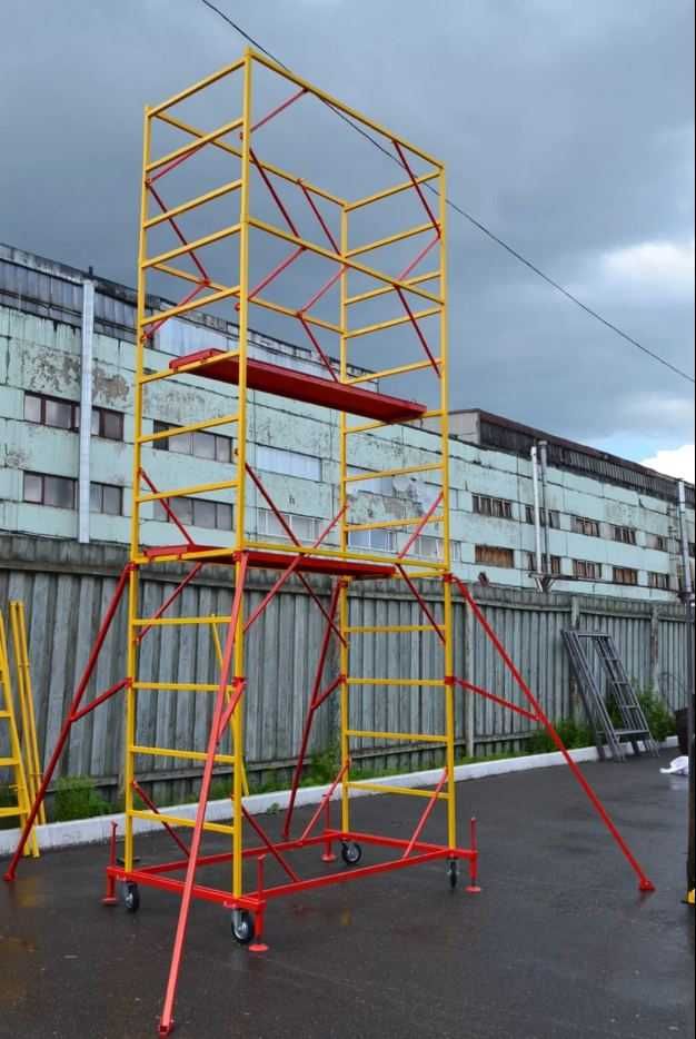 Леса строительные на колесах цена, монтаж демонтаж строительных лесов