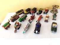 Brinquedos em chapa folha flandres litografada