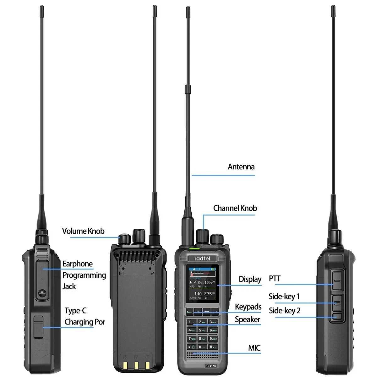 Рация Radtel RT-817А  18w
