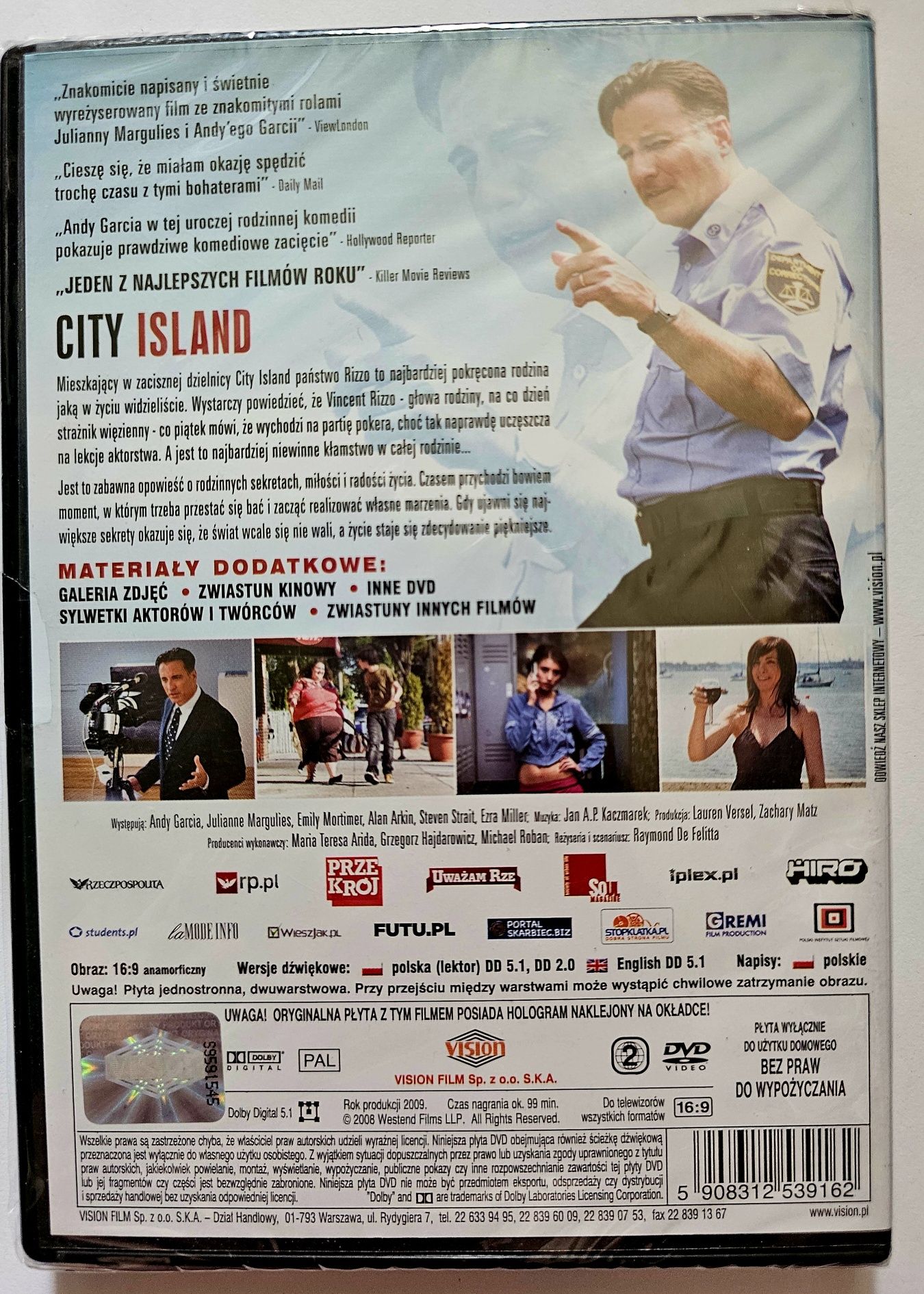 City Island Andy Garcia film dvd NOWY folia