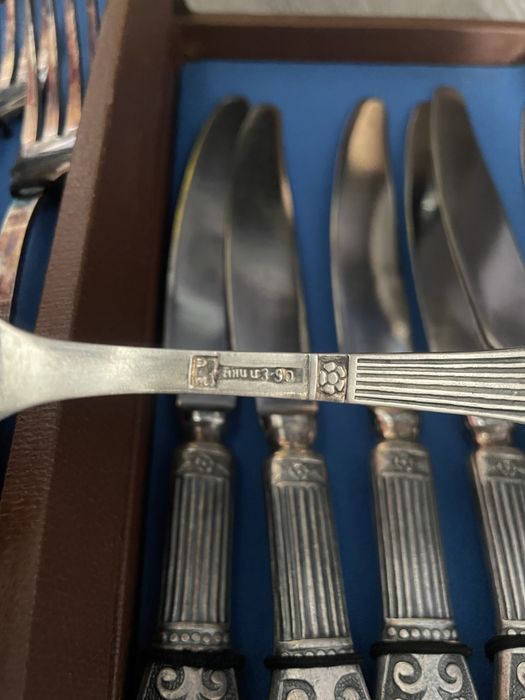 Столовий набір Мельхіор Нові не використовувались