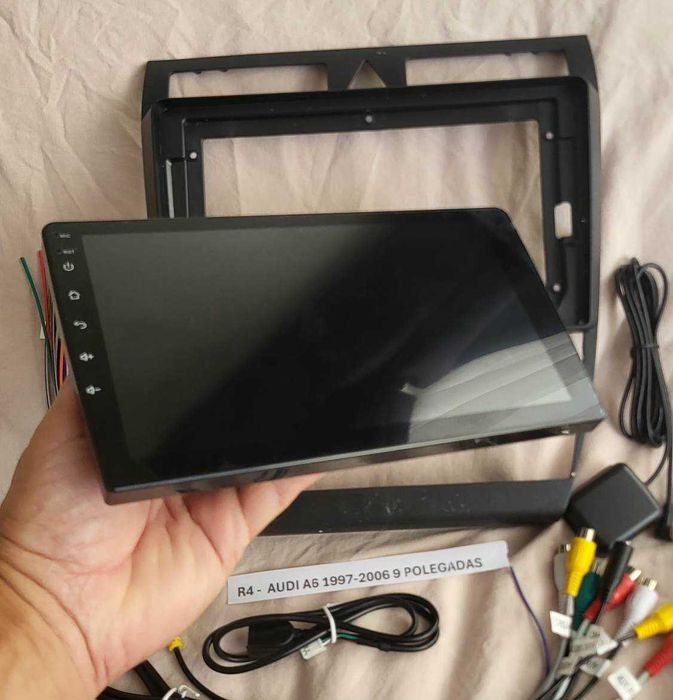 R4 - Auto Rádios AUDI A6 97-06 9 POLEGADAS  android