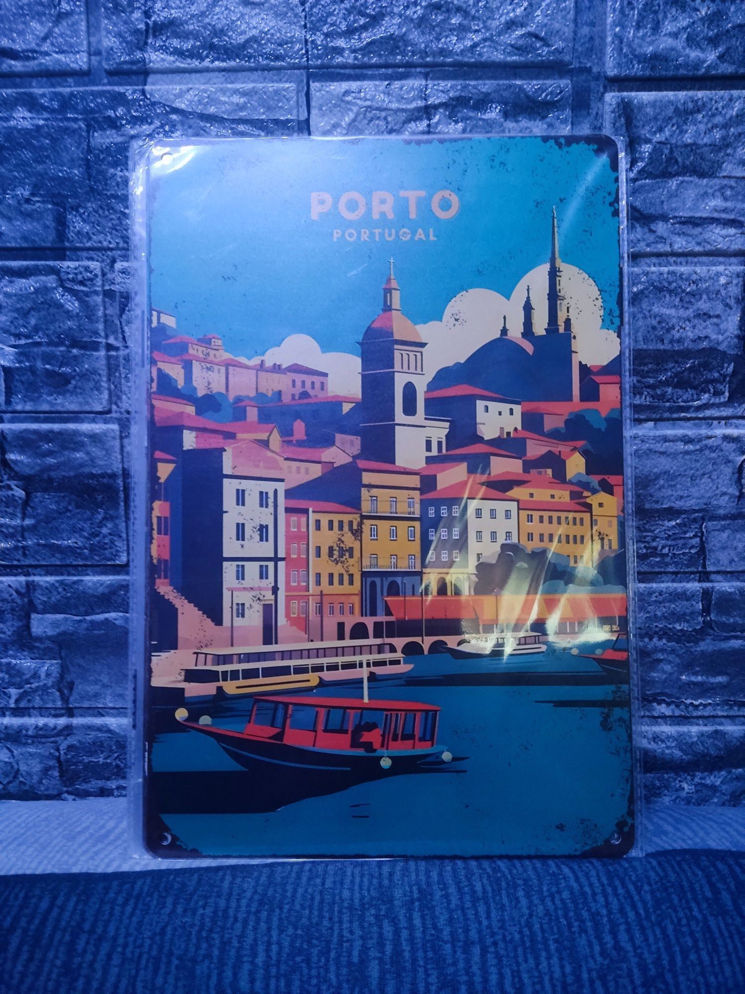 Placa Metálica 20x30cm Cidades II