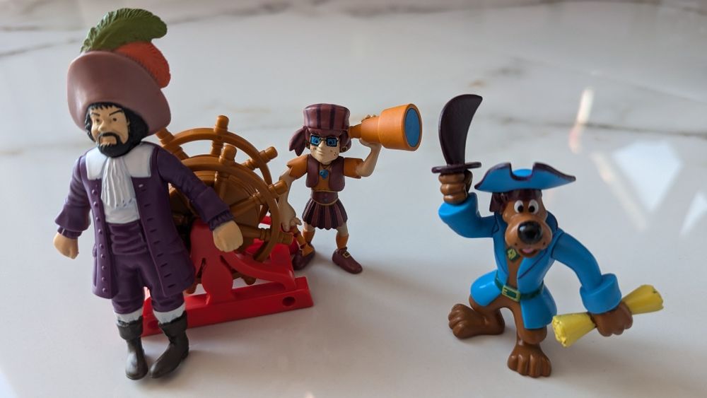 Figurki Scooby-Doo piraci i Yeti