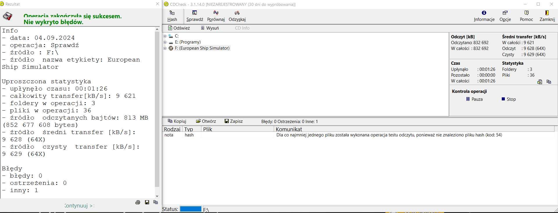 Europejski Symulator Statku PC DVD