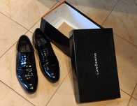 Buty Czarne Highbury lakierki rozmiar 43 buty Smoking ślubne na wesele
