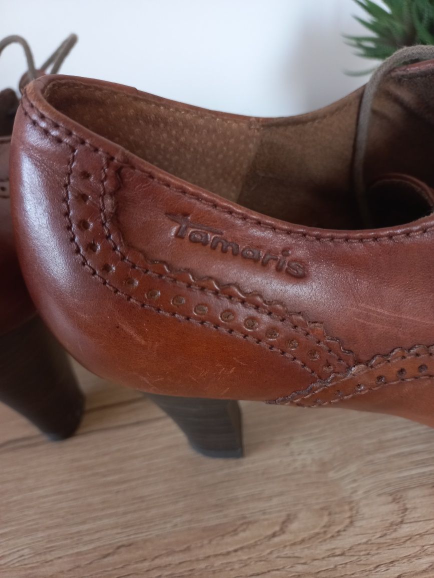 Buty skórzane Tamaris