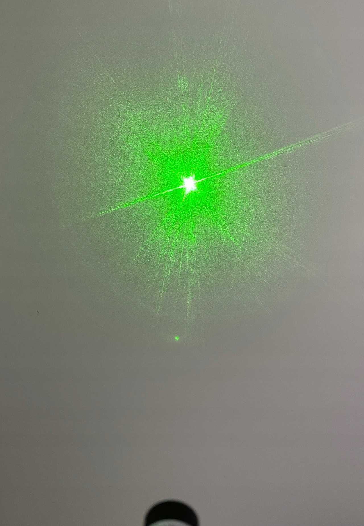 Mocny Zielony Laser Wskaźnik 4w1 Akumulator + Ładowarka + Soczewka