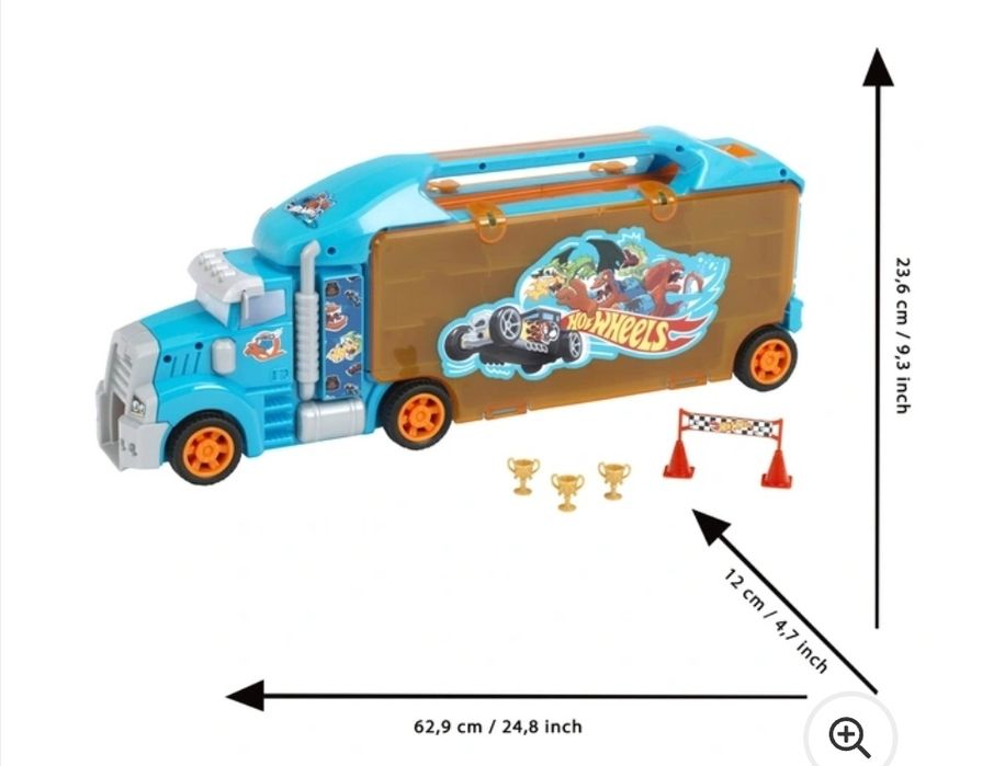 Колекційний кейс- вантажівка Theo Klein 2474 Hot Wheels