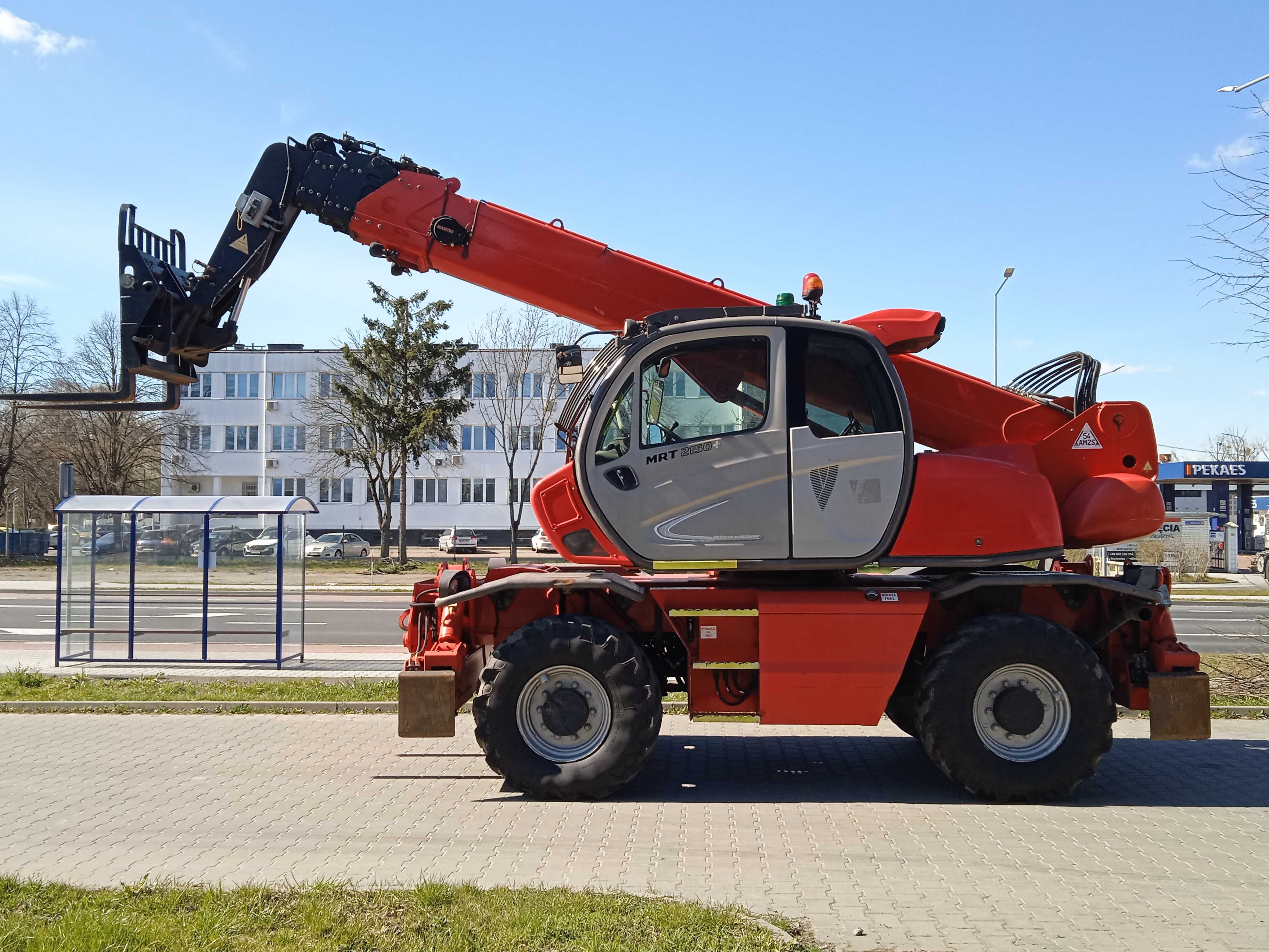 Wynajem ładowarek teleskopowych Manitou JCB cała Polska Korona Rental