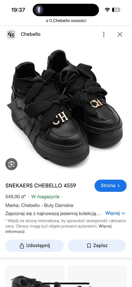 Chebello zlote ozdoby do butow torek brelok literki serduszka sneakers