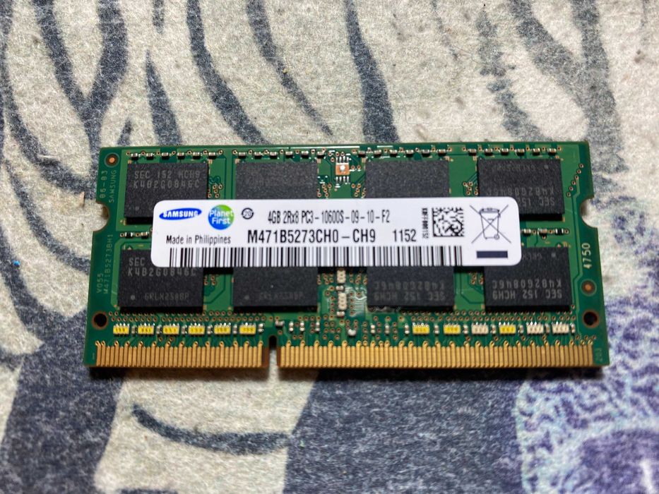 Samsung M471B5273CH0-CH9 RAM 4GB PC3-10600S