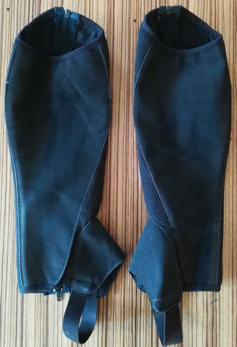 Sztylpy chapsy do jazdy konnej Fouganza MC300 brązowy 36 cm stan bdb