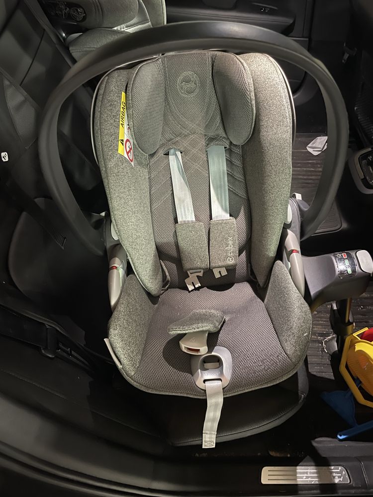 Cybex cloud t i-size szary, tkanina oddychająca