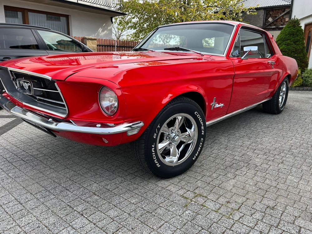 Wynajem samochodu Ford Mustang 1968 ślub, okazja