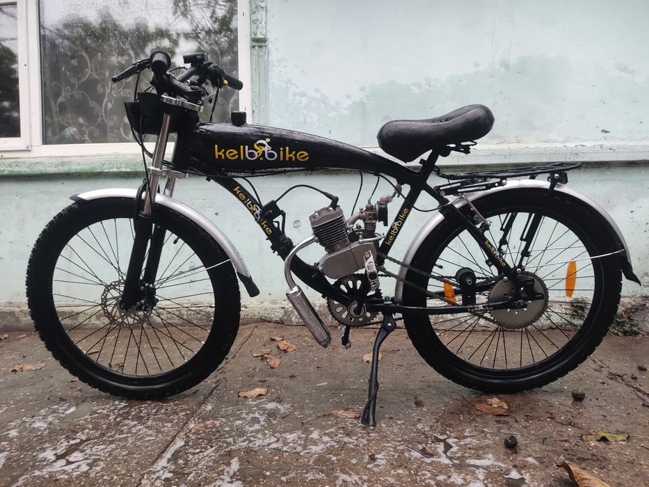 Продам, заводской вело-мопед! Новый на обкатке -80 куб.