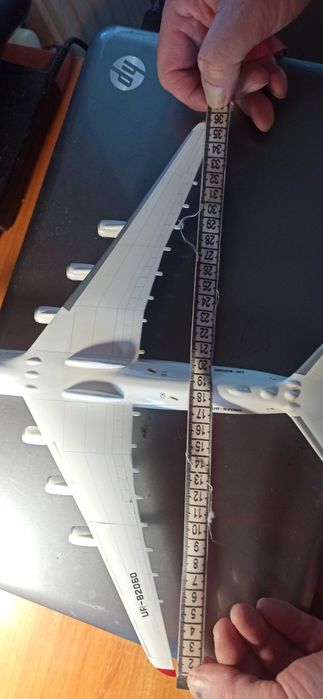 Модель літака АН-225 МРІЯ
Масштаб 1:250