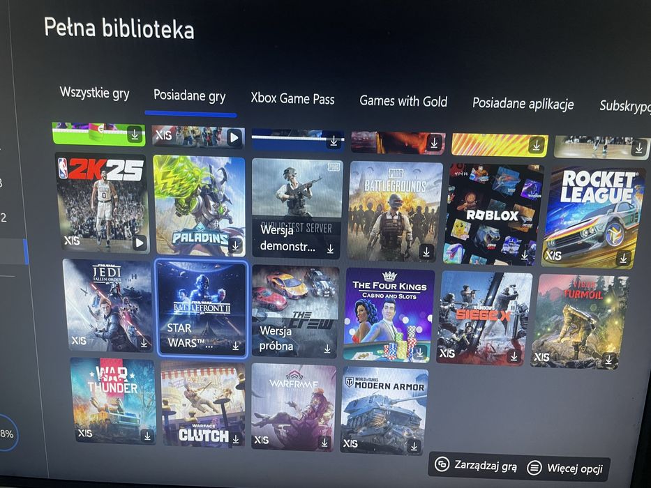 xbox one s z dwoma padami i grami