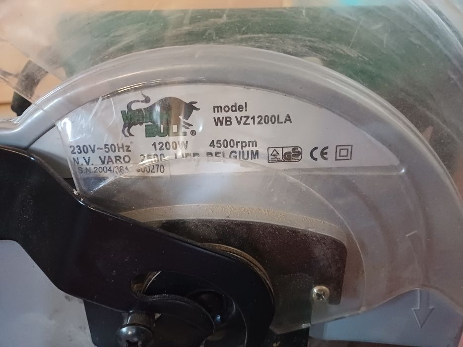 Serra circular - máquina de corte 1200W Work Bull
