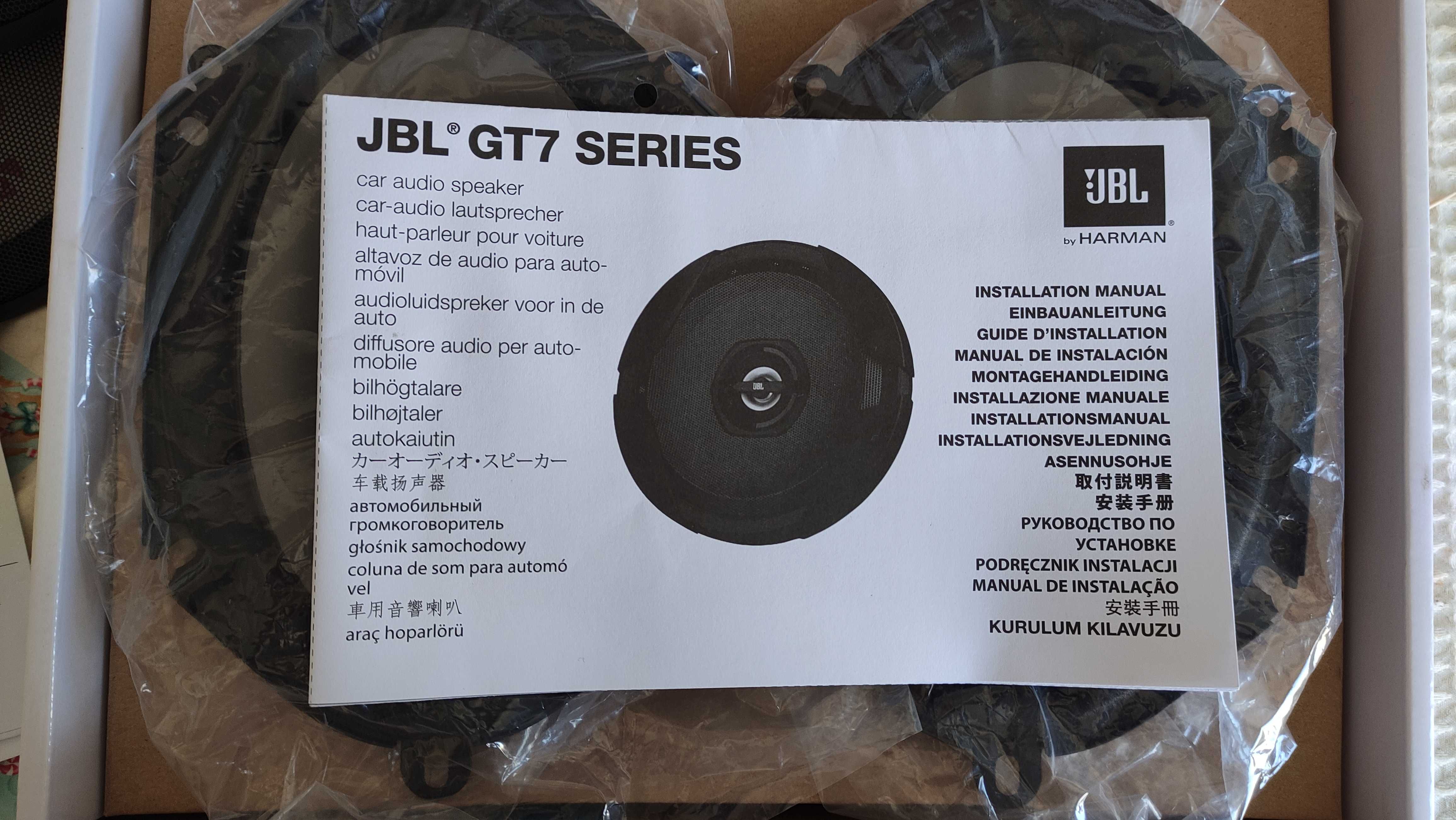 Colunas JBL GT7-86 ovais para carro 180 Watts