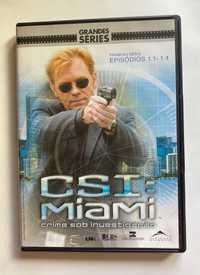 DVD “ CSI Miami : Crime Sob Investigação “ - 1 ª Temporada