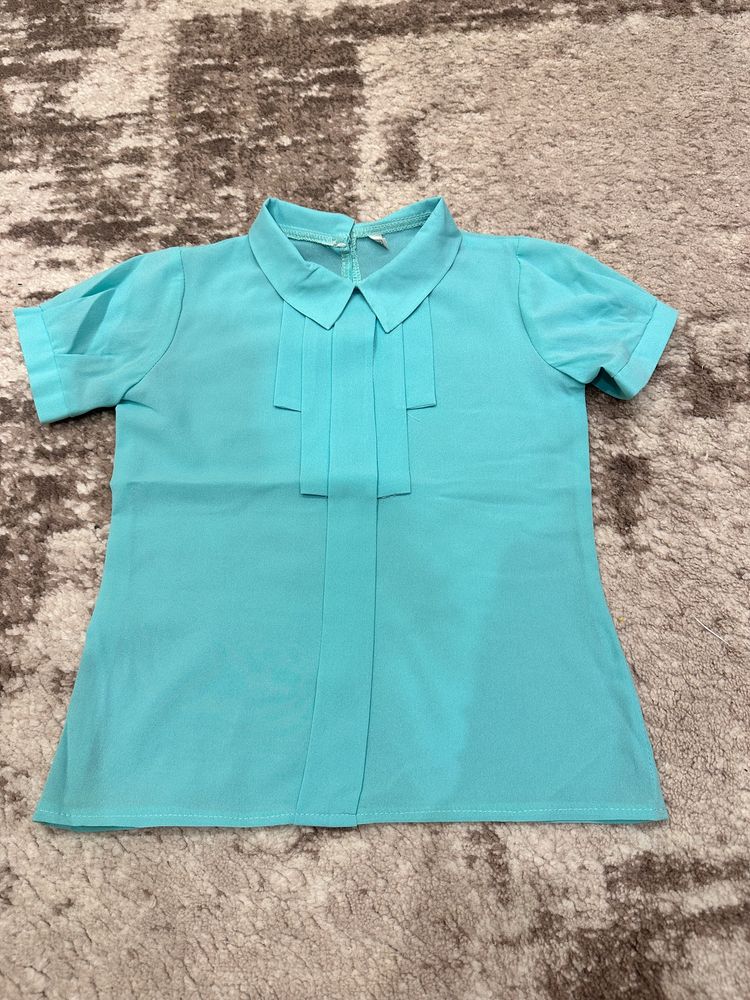Блуза, блузка школьная на рост 128