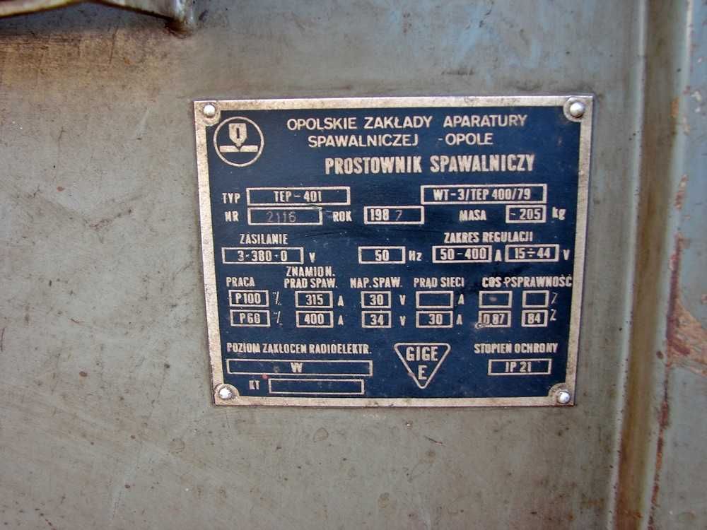 Półautomat spawalniczy, spawarka, migomat TEP-401 +podajnik ZP-2, 400A