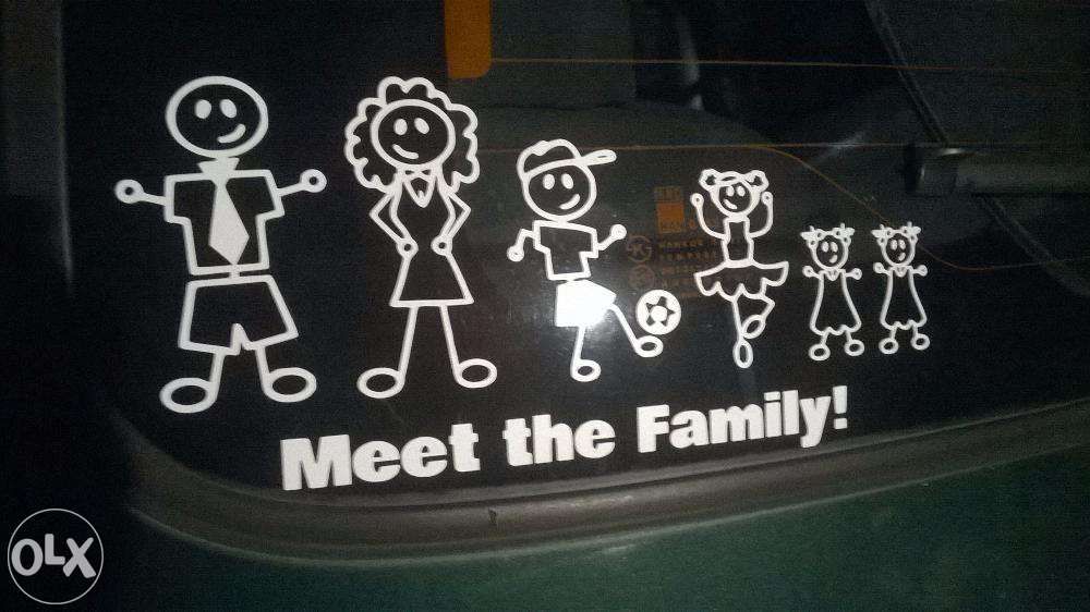 Sticker Família para carro