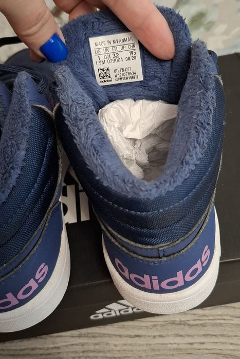 Кросівки хайтопи Adidas HOOPS 2.0 чоботи кроссовки зимние хайтопы,р.32
