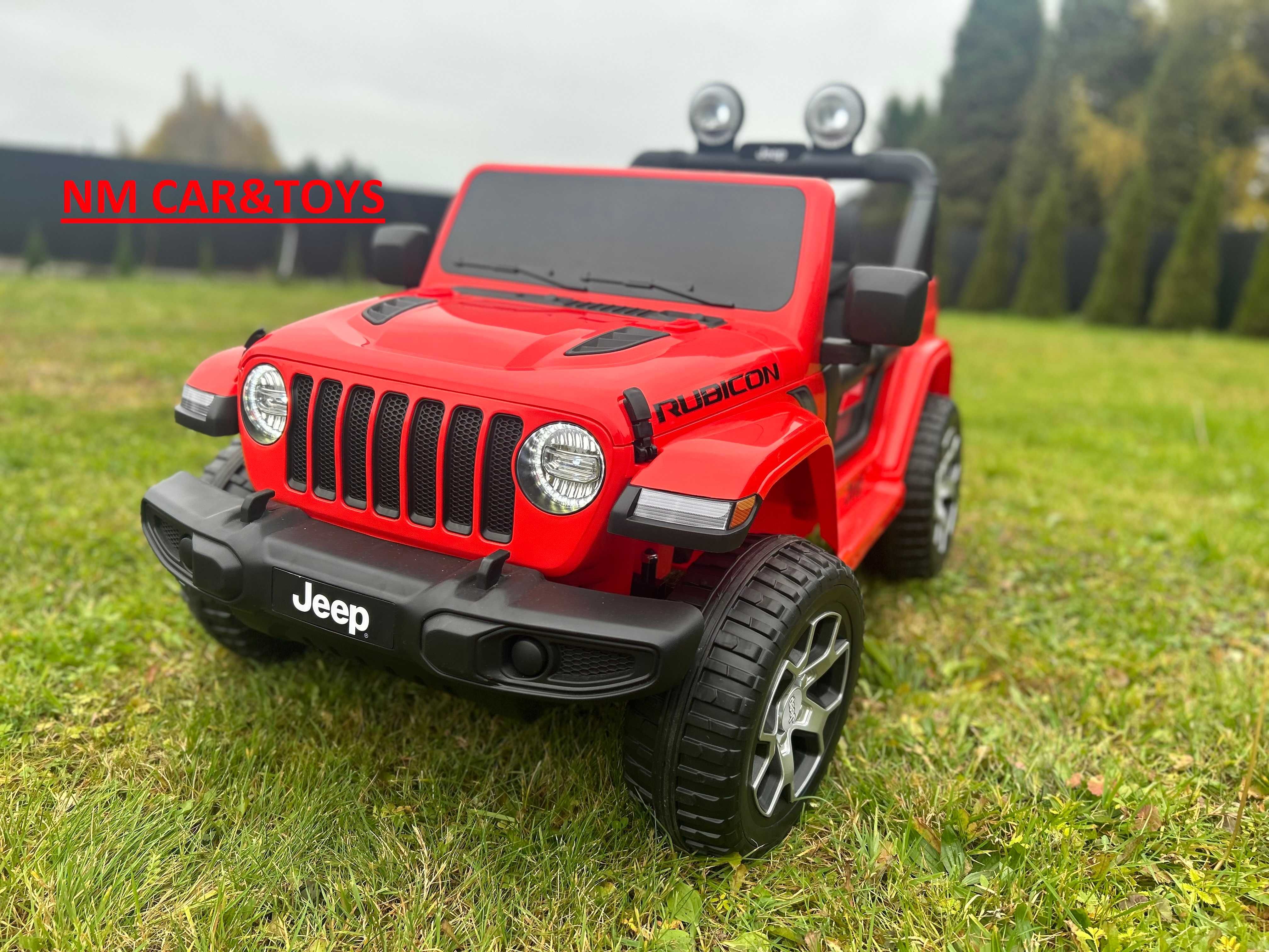 Auto autko samochód Jeep Wrangler Rubicon 4x4 na akumulator auta