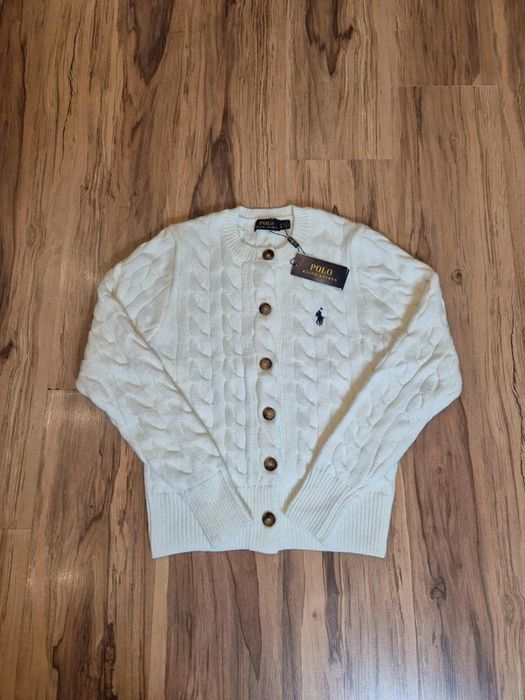 Polo Ralph Lauren nowy mleczny damski kardigan
Przepiękny nowy damsk