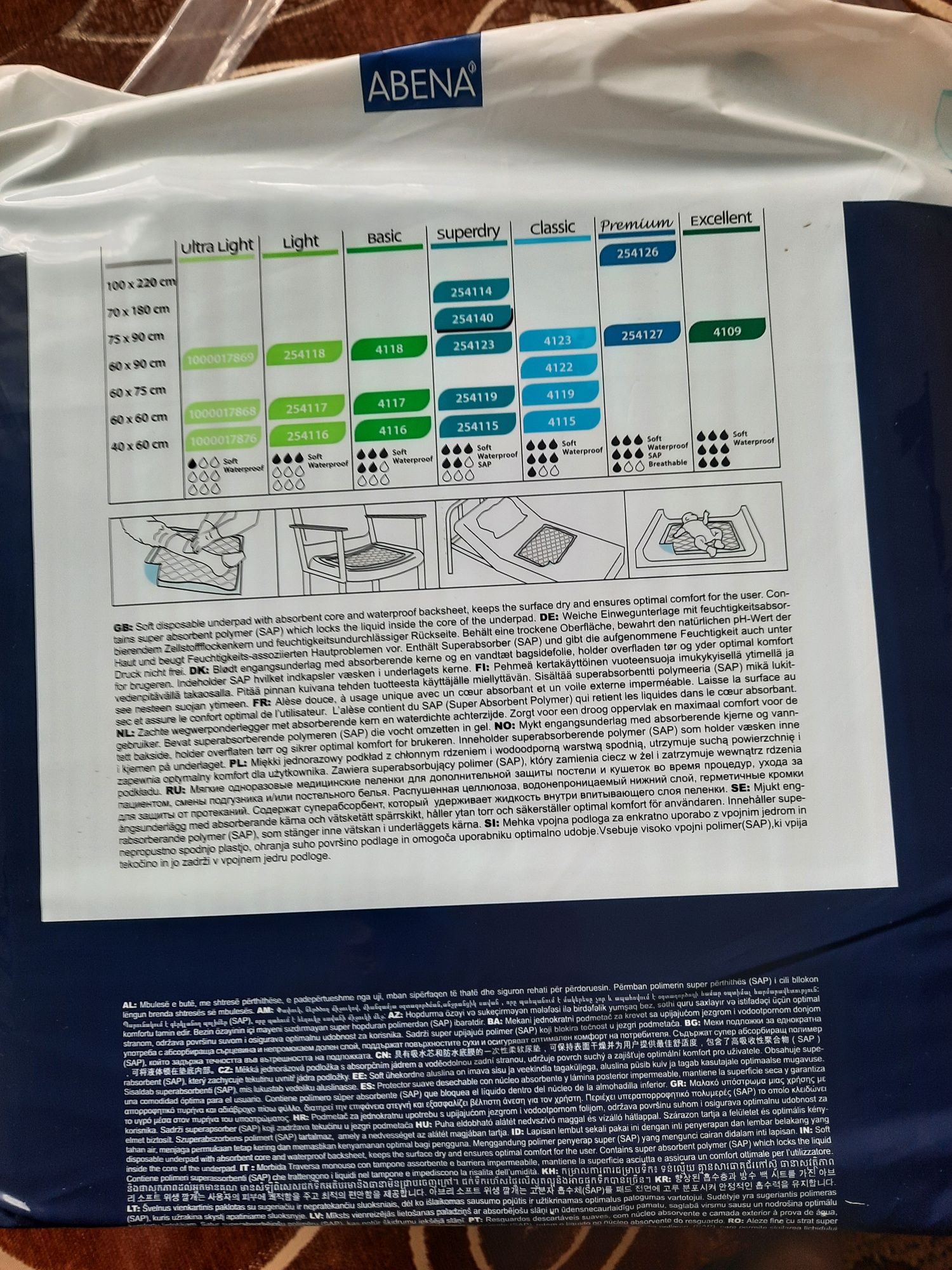 Abena Abri soft podkłady 75/90